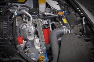 Scion FRS Coolant Overflow Tank - Perrin Performance - Red - `13-`25